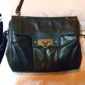 Frye hunter green shoulder bag